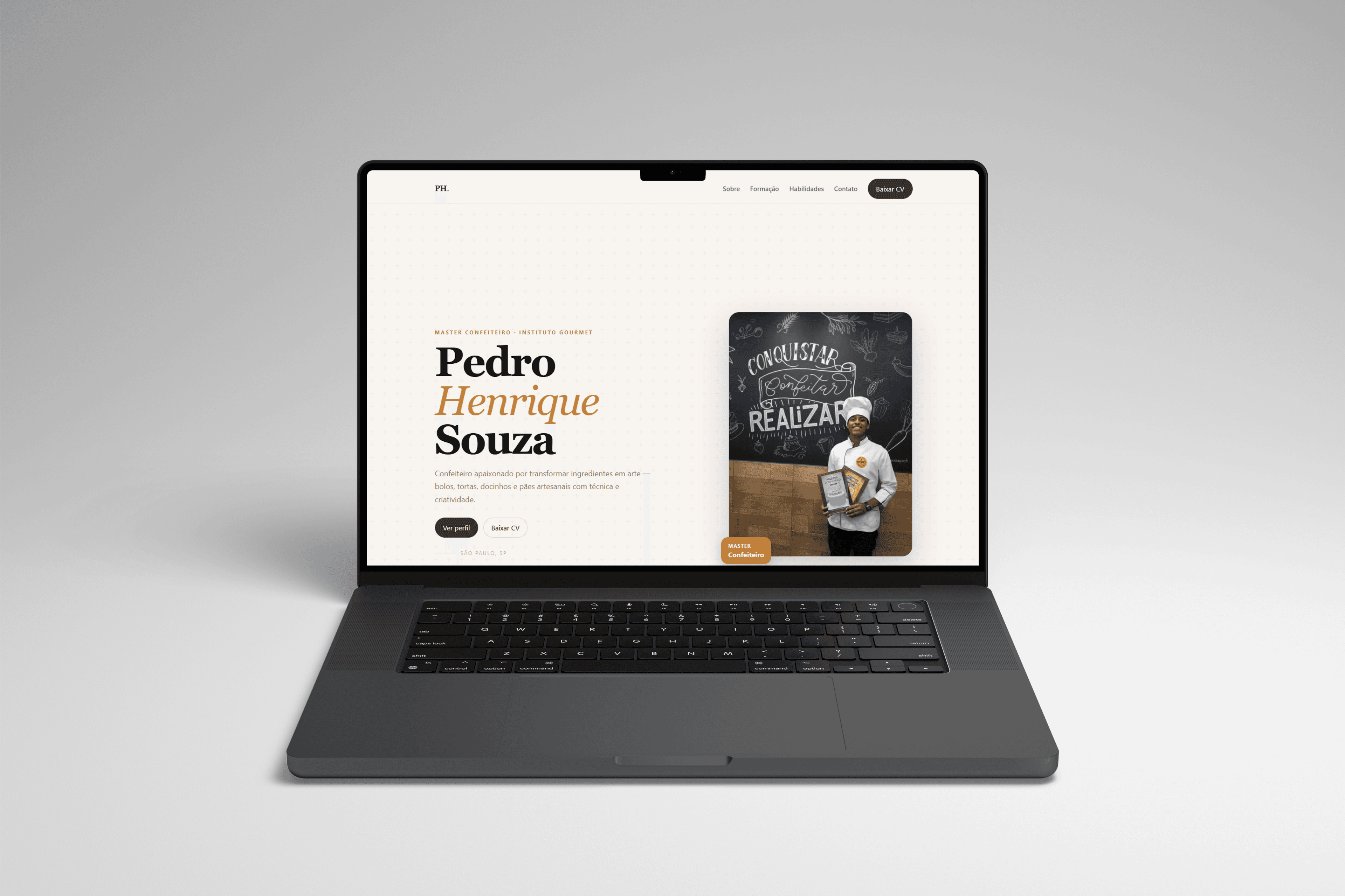 Pedro — Currículo Online — imagem do projeto